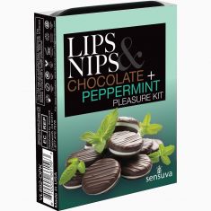 Подарунковий набір Sensuva Lips & Nips Pleasure Kit - Chocolate Peppermint 2 x 4г