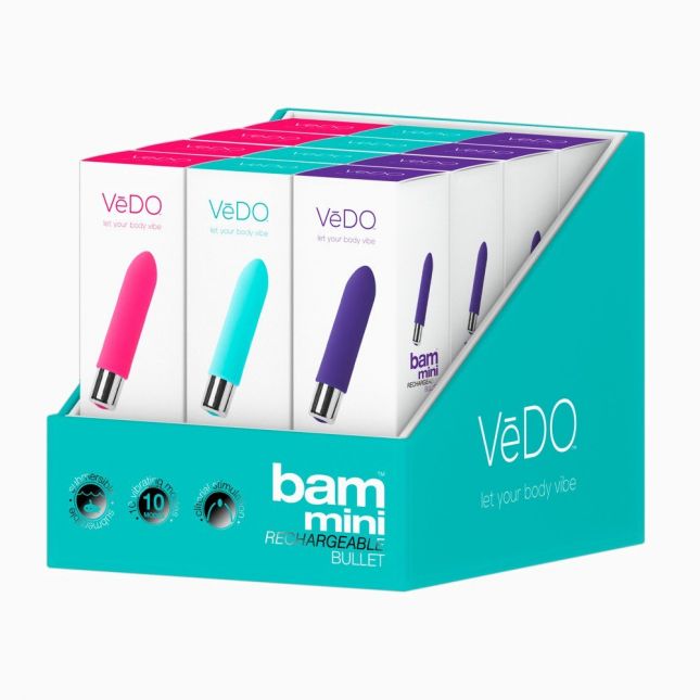 Набор Компьютерный вибраторов - Bam Mini Display 12 pcs.