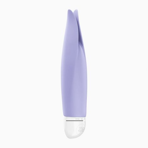 Вібратор з пелюстками Fun Factory VOLITA purple, компактний, дуже тихий, на батарейках