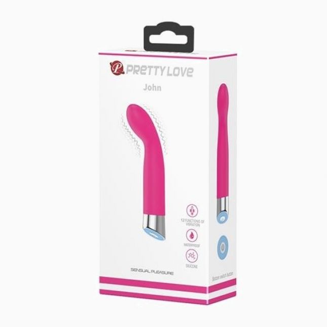Вібратор - Pretty Love John Vibrator Pink