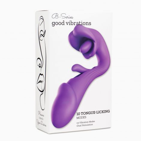 Вібратор - Tongue Flap Dual Vibe Purple Вібратор - Tongue Flap Dual Vibe Purple