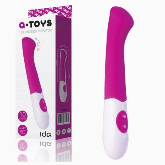 Стимулятор точки G Toyfa A - Toys Ida, силікон, рожевий, 19 см