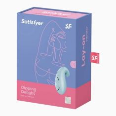 Кліторальний вібратор - Satisfyer Dipping Delight Light Blue