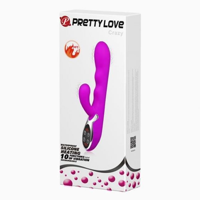 Вібратор - Pretty Love Crazy Vibrator Purple