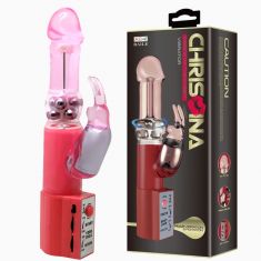 Компьютерный вибратор - Pretty Love Christina Vibrator with Bunny Pink Компьютерный вибратор - Pretty Love Christina Vibrator with Bunny Pink