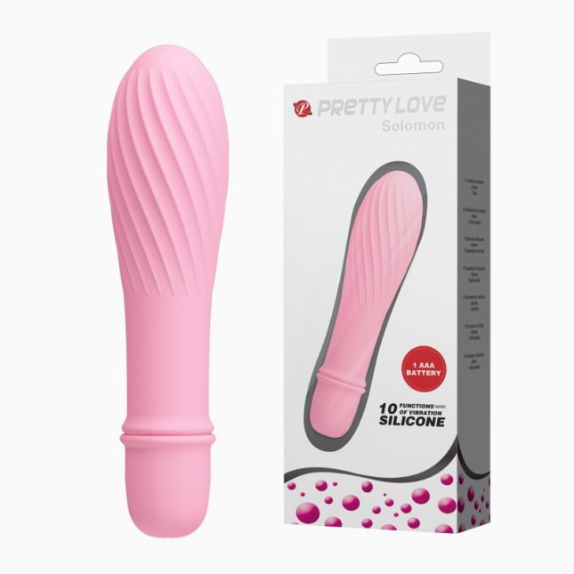 Класичний вібратор - Pretty Love Solomon Vibrator Flesh