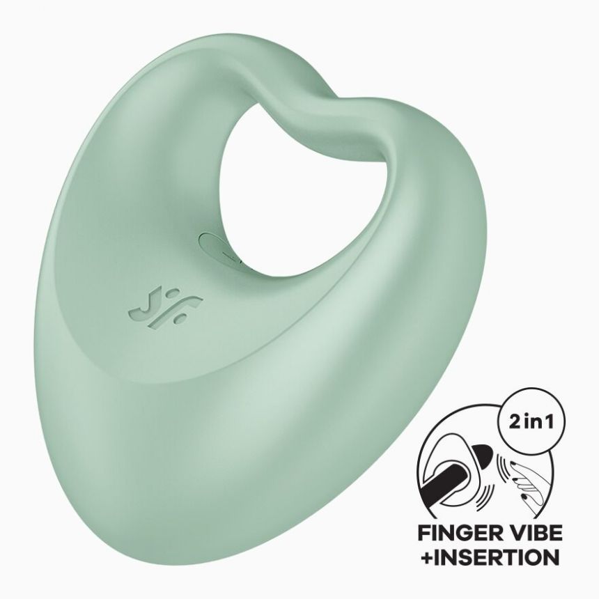 Вібратор на палець та ерекційне кільце 2в1 Satisfyer Perfect Pair 3 Вібратор на палець та ерекційне кільце 2в1 Satisfyer Perfect Pair 3