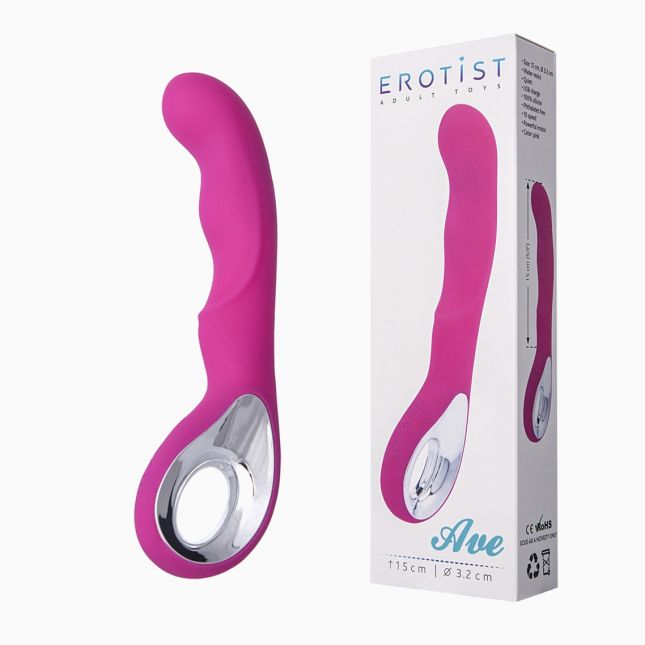 Стимулятор для точки G Erotist Ave, силікон, рожевий, 13 см