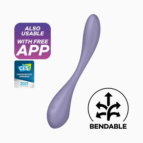 Універсальний смарт-вібратор Satisfyer G-Spot Flex 5+ Lilac