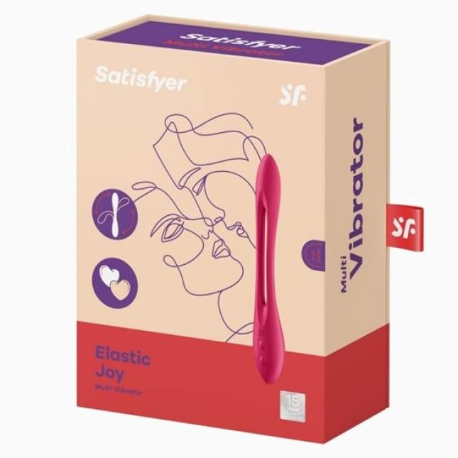 Вібратор - Satisfyer Elastic Joy Red Вібратор - Satisfyer Elastic Joy Red
