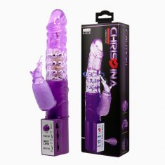 Компьютерный вибратор - Pretty Love Christina Vibrator with Bunny Purple Компьютерный вибратор - Pretty Love Christina Vibrator with Bunny Purple
