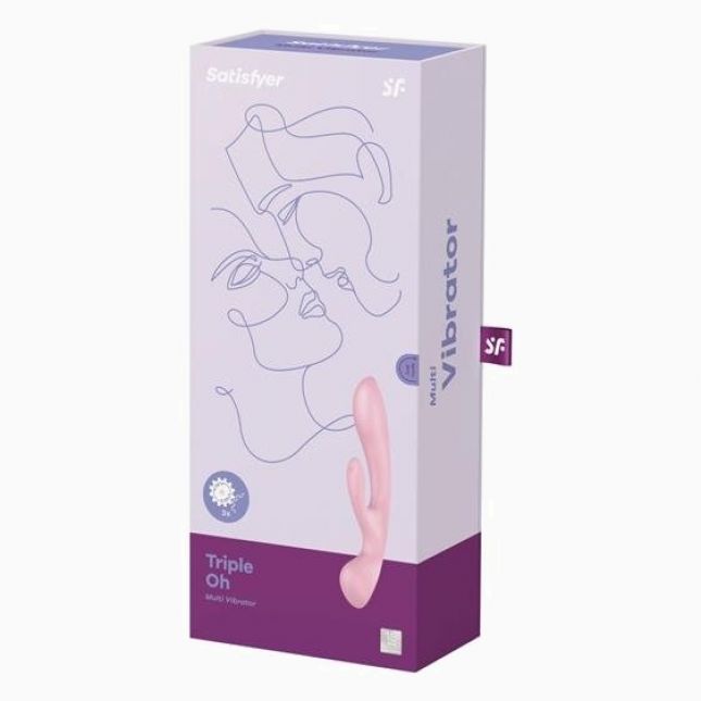 Вібратор - Satisfyer Triple Oh Pink Вібратор - Satisfyer Triple Oh Pink