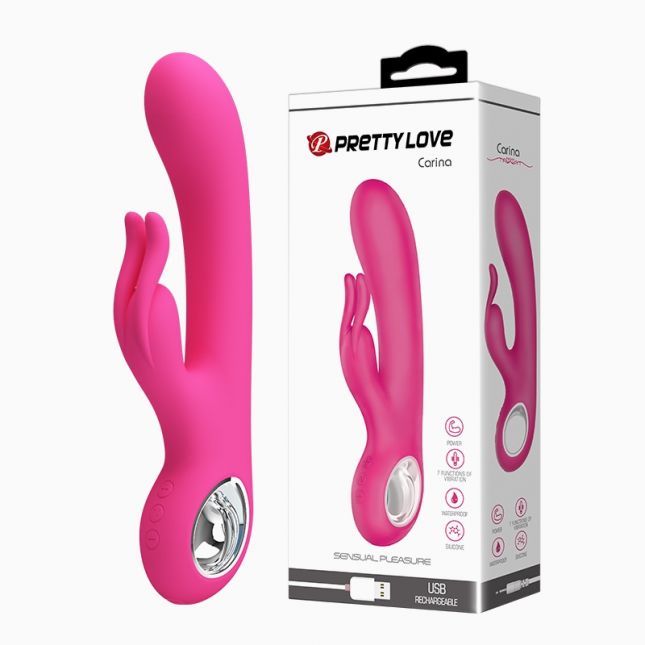 Комп'ютерний вібратор - Pretty Love Carina Silicone Vibrator Pink