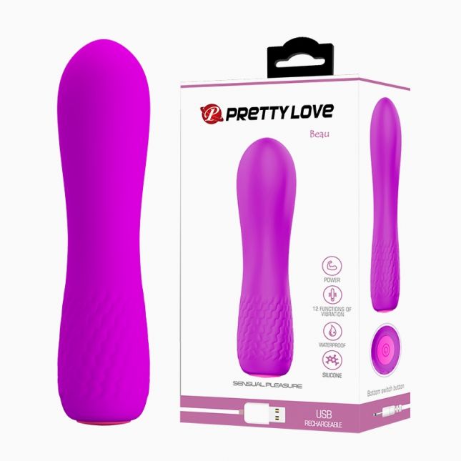 Комп'ютерний вібратор - Pretty Love Beau Vibrator Purple