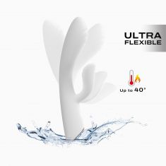 Вибратор-кролик Dorcel FLEXI RABBIT WHITE (мятая упаковка)