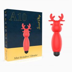 Міні-вібратор - Erospace Sweet Play Mini Reindeer Vibrator A10