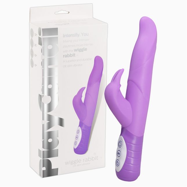 Комп'ютерний вібратор - Wiggle Rabbit Purple Vibrator