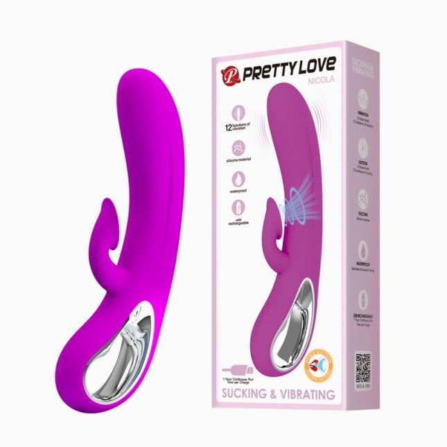 Вібратор - Pretty Love Nicola Vibrator Purple