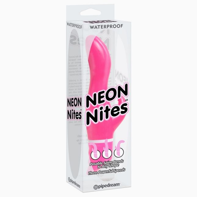 Вібратор - Neon Nites, рожевий