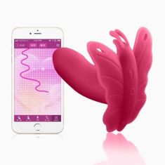 Стимулятор для клитора Realov Lydia I - Smart Butterfly Vibe - App Control (розовый)