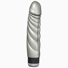 Реалістичний вібратор - Joystick, Mr. BIG, Silver metalic