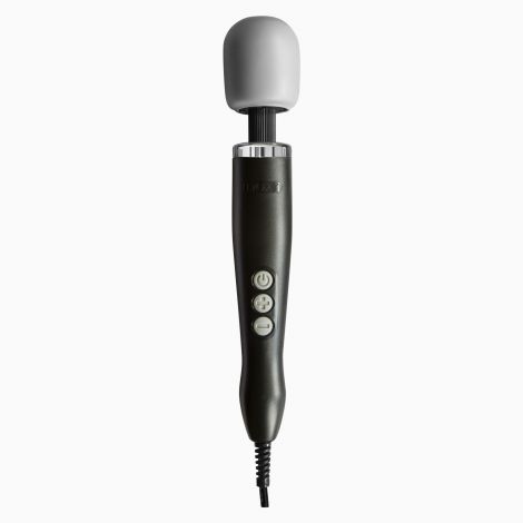 Вібромасажер DOXY Original Black, дуже потужний, живлення 220В, пульсівні вібрації