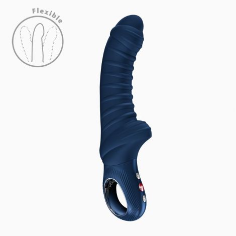 Вібратор для точки G Fun Factory TIGER Nightblue, ребристий, підходить для анальної стимуляції Вібратор для точки G Fun Factory TIGER Nightblue, ребристий, підходить для анальної стимуляції