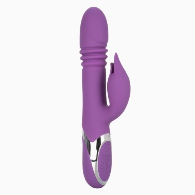 CalExotics Enchanted Kisser - вібратор кролик з поштовховими рухами і обертанням, 12,75х3, 75 см