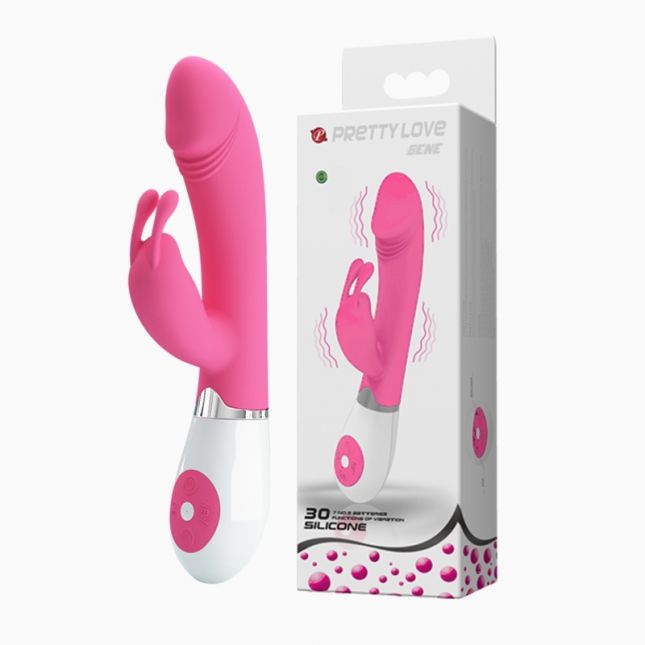Вібратор - Pretty Love Gene Vibrator Light Pink Вібратор - Pretty Love Gene Vibrator Light Pink