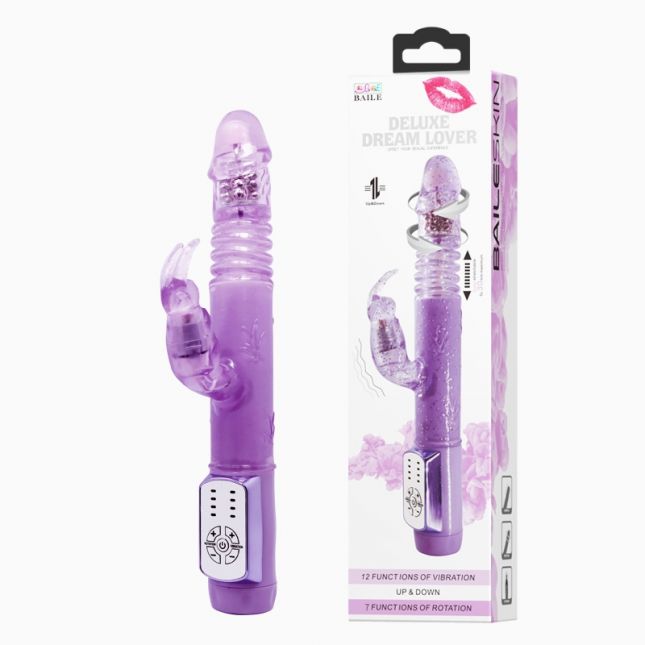 Комп'ютерний вібратор - Deluxe Dream Lover Vibrator Purple with Bunny