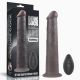 Вібратор - Dual-Layered Silicone Rotator 10" Black