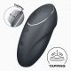 Вибростимулятор-пульсатор Satisfyer Tap & Climax 1 Grey, эффект постукивания пальцем, 2 мотора