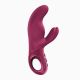 Вибратор-кролик Fun Factory MISS BI Wine Red, 2 независимых мотора, диаметр 4,2 см