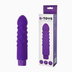 Нереалистичный вибратор Toyfa A-Toys, силикон, Фиолетовый, 17 см