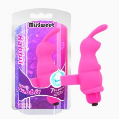 Кліторний стимулятор - Sweetie Rabbit Finger Vibrator, рожевий