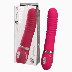 Комп'ютерний вібратор - Pleats Pink Vibrator