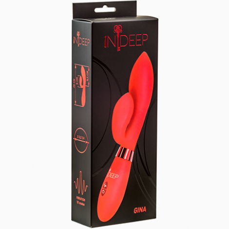Вібратор - Vibrator Indeep Gina Red