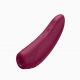 Satisfyer Curvy 1+ - вакуумно-волновой стимулятор с возможностью управления через приложение, 13.5х4.3 см, (красный)