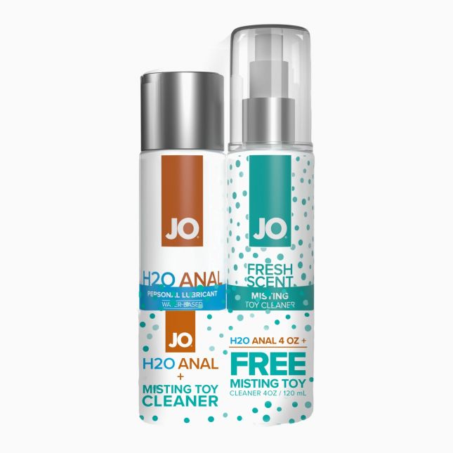 Комплект System JO GWP - H2O Anal Original Lubricant 120 мл + Misting Toy Cleaner 120 мл