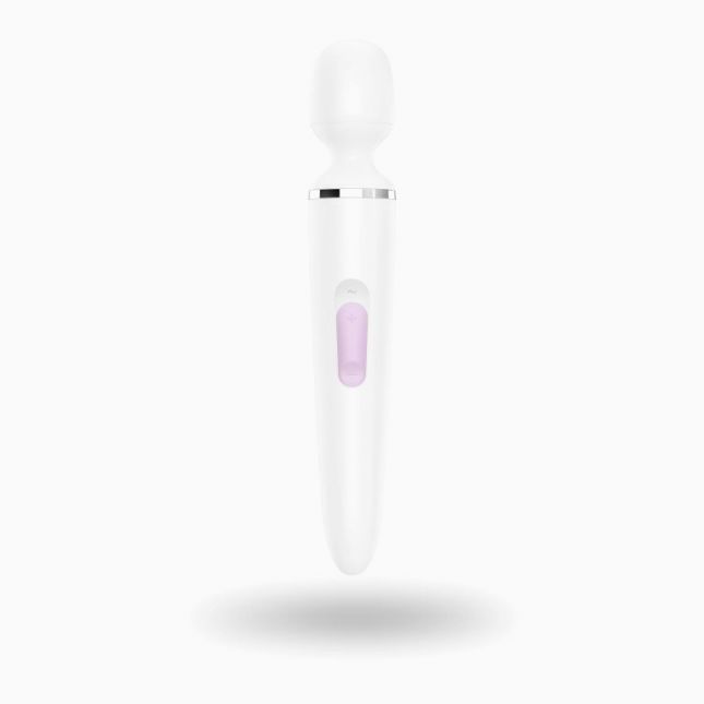 Вібромасажер - Satisfyer Wand-Er Woman White (App)