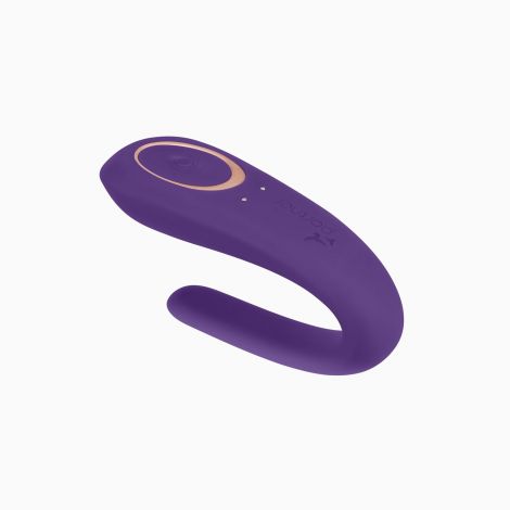Вібратор для пар Satisfyer Double Classic Violet з одним моторчиком