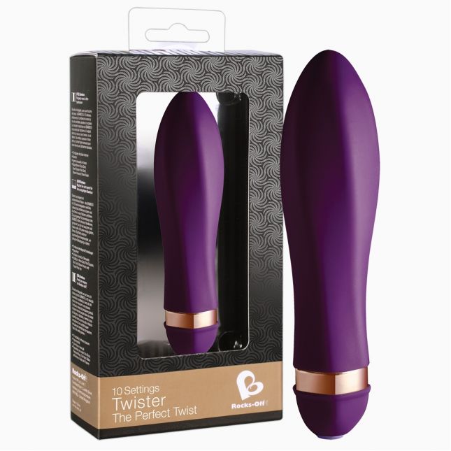 Класичний вібратор - Mini Twist 7 Purple Vibrator