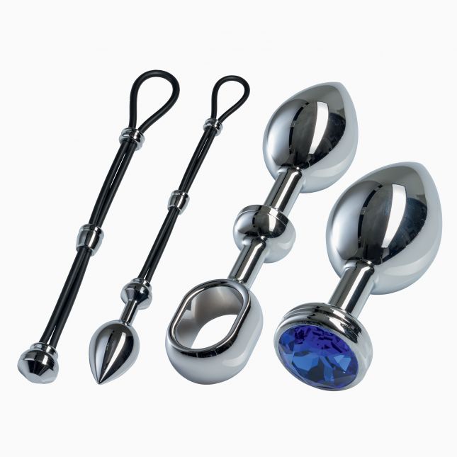 Секс набір - MALESATION Alu Cock - Grip Set groß