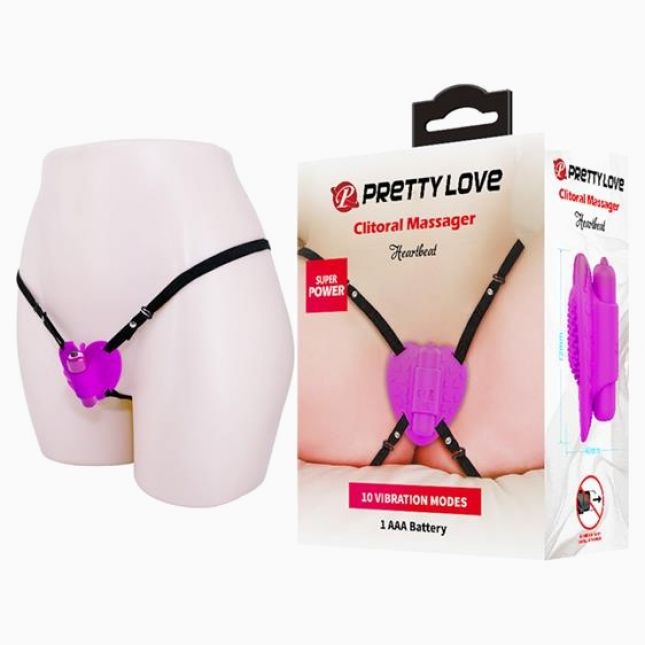 Кліторальний стимулятор - Pretty Love Heartbeat Clitoral Massager Кліторальний стимулятор - Pretty Love Heartbeat Clitoral Massager