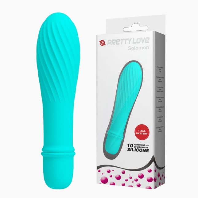 Класичний вібратор - Pretty Love Solomon Vibrator Blue