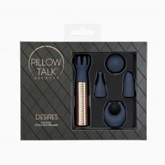 Вібромасажер Pillow Talk Secrets Desires 6-Piece Mini Massager Set - Navy