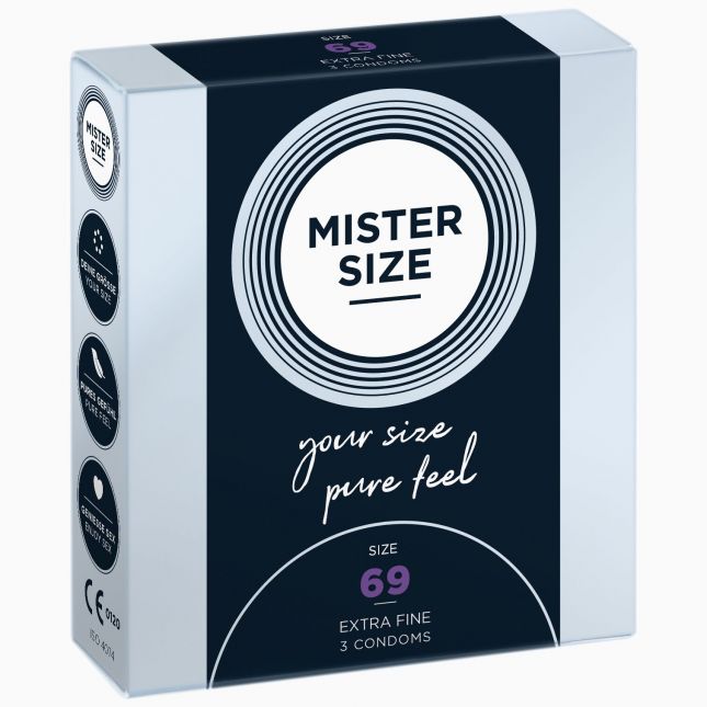 Розпродаж!!! Презервативи Mister Size - pure feel - 69 (3 condoms) (термін 04.2026) Розпродаж!!! Презервативи Mister Size - pure feel - 69 (3 condoms) (термін 04.2026)