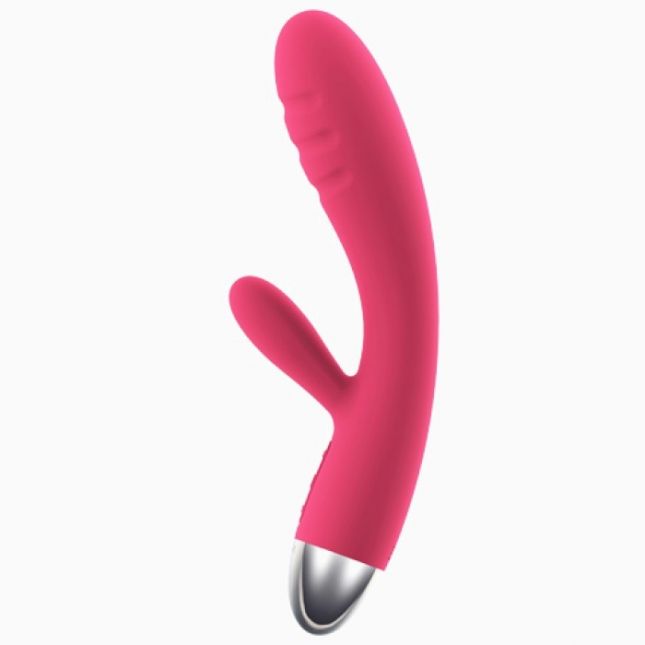 Svakom Barbara Ultra Soft - Вібратор для клітора і точки G, 18х3.6 см