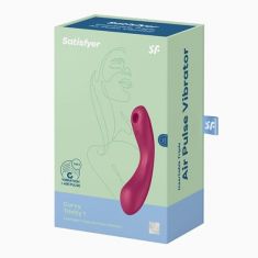 Кліторальний стимулятор - Satisfyer Curvy Trinity 1 Red