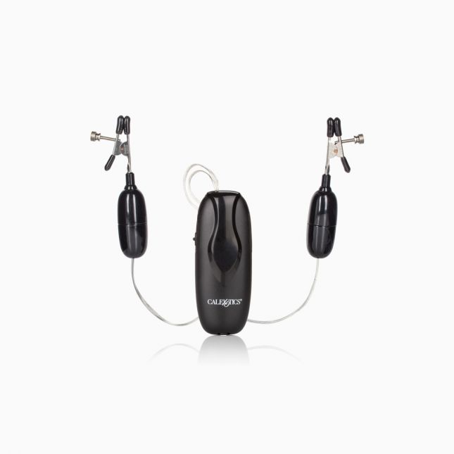 Вібростимулятори для грудей Vibrating Nipple Clamps